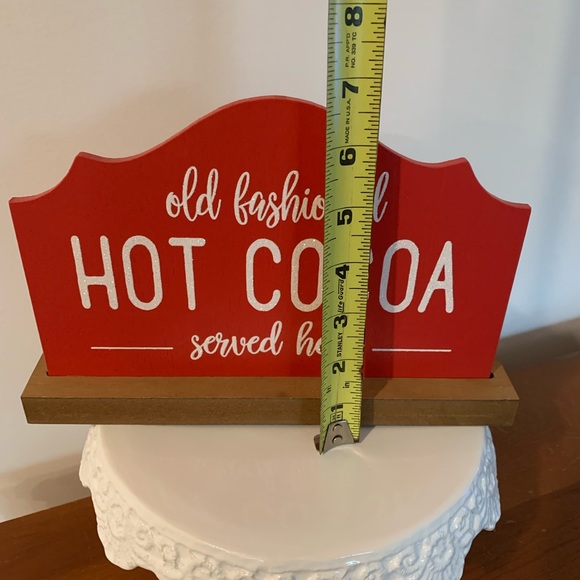 Old Fashioned Hot Cocoa Served Here Sign - Picture 3 of 4